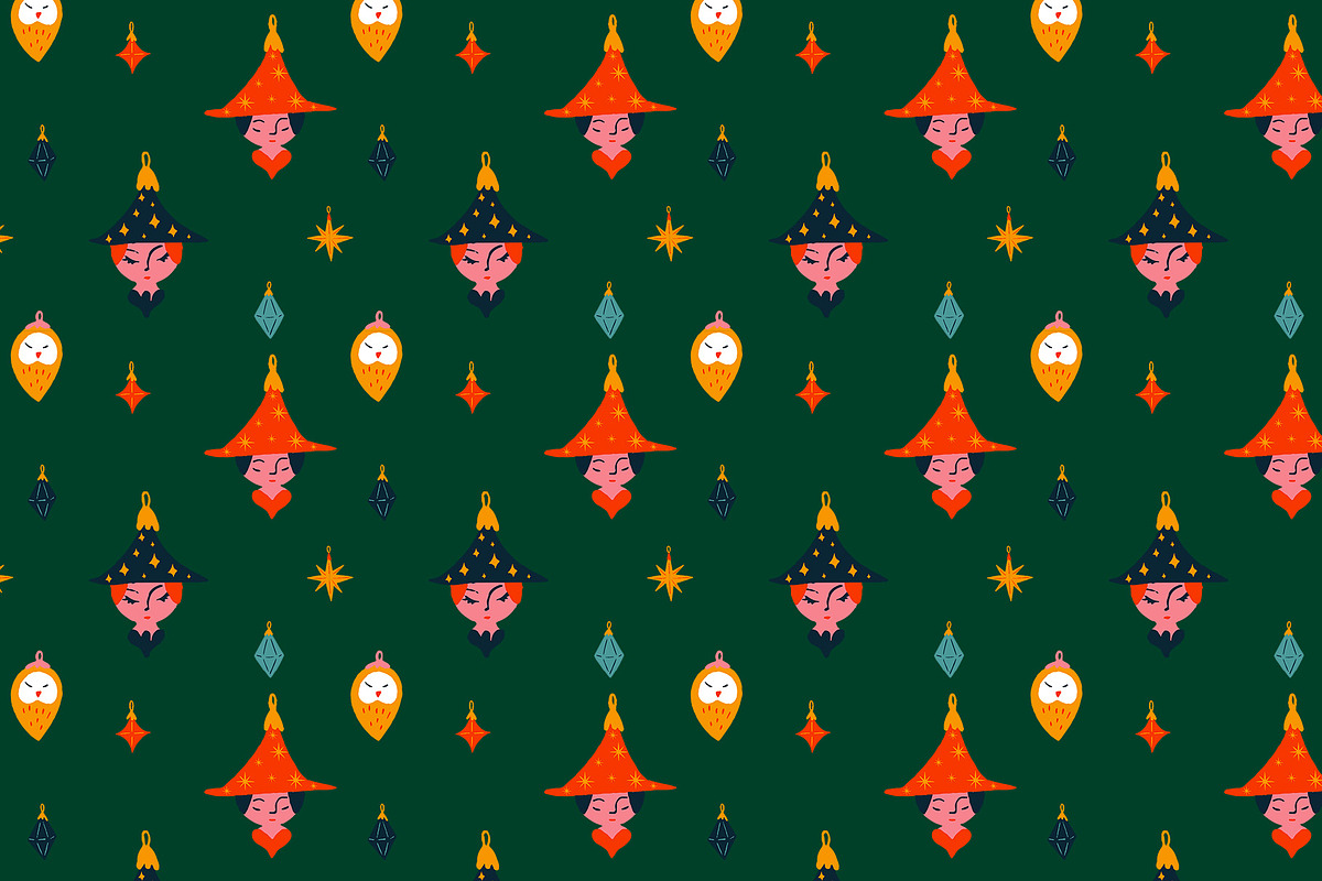 Witchy Christmas Illustrations, a Seasonal Illustration by The Creative Butternut (Photo 8 of 9)
