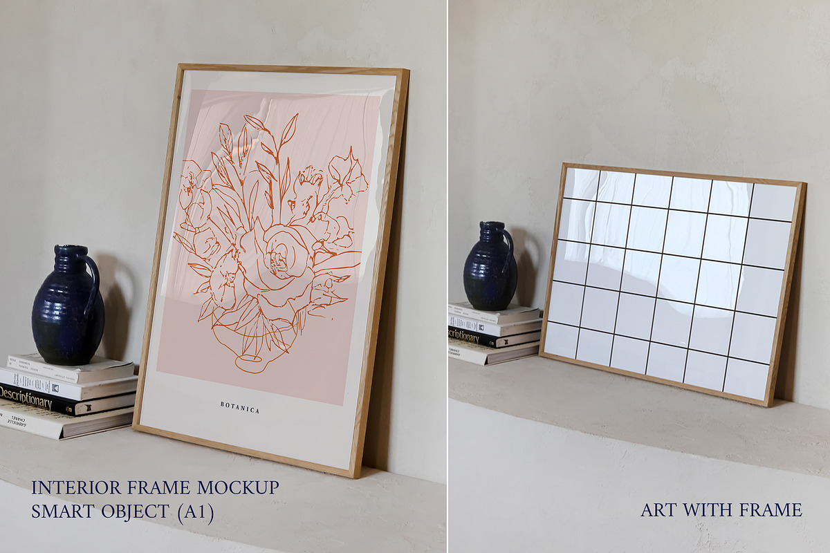 Art with Frame - Minimalistic Mockup, a Product Mockup by ArtwithFrame (Photo 3 of 6)