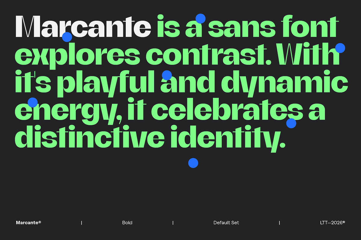 Marcante - Intro Family 60% off, a Sans Serif Font by Latinotype (Photo 2 of 17)