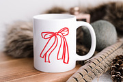 Coquette Bow Valentine Clip Art, a Decorative Illustration by tchastudio (Thumbnail 6 of 12)