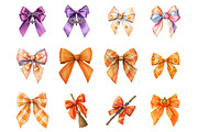 Halloween Bows Clipart, an Illustration by Design Market (Thumbnail 3 of 3)