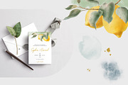 Lemons watercolor clipart, a Decorative Illustration by Nebbia (Thumbnail 4 of 5)