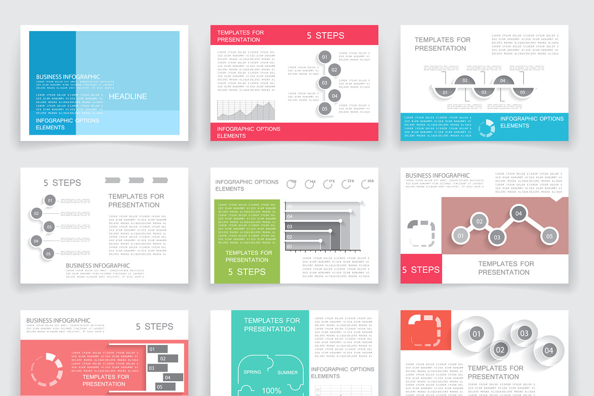 Design for templates, a Presentation Template by Mechik