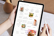 Digital Meal Planner for GoodNotes, a Templates & Theme by OrganizationOasisRo (Thumbnail 1 of 10)