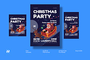Christmas Party Flyer Template, a Flyer Template by Neermana (Thumbnail 1 of 4)