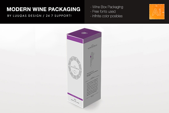 Wine Modern Packaging preview 4