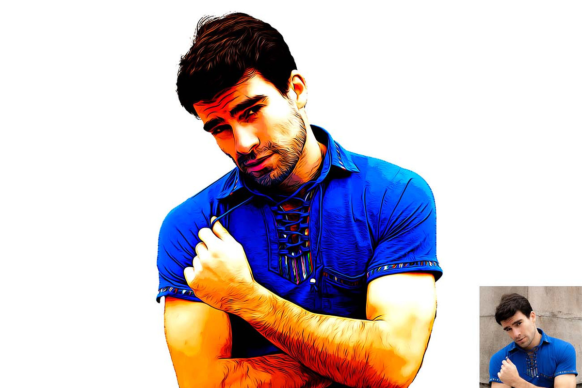 Master Vectorize Effect Ps Action, an Action Add-On by Studio Retouch (Photo 11 of 11)