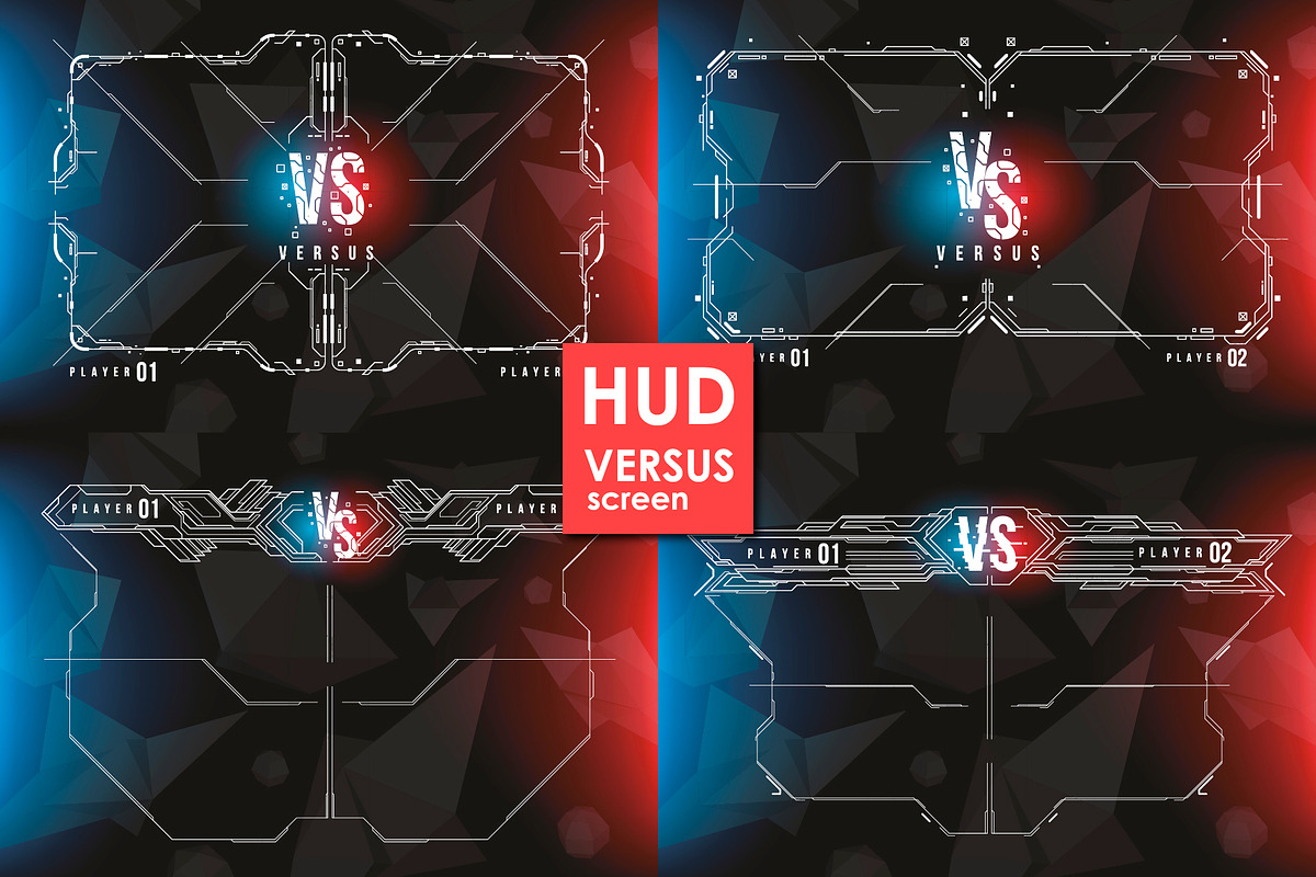 Set of Versus Screen in HUD Style., an Object Graphic by Andrew_Derr (Photo 6 of 6)