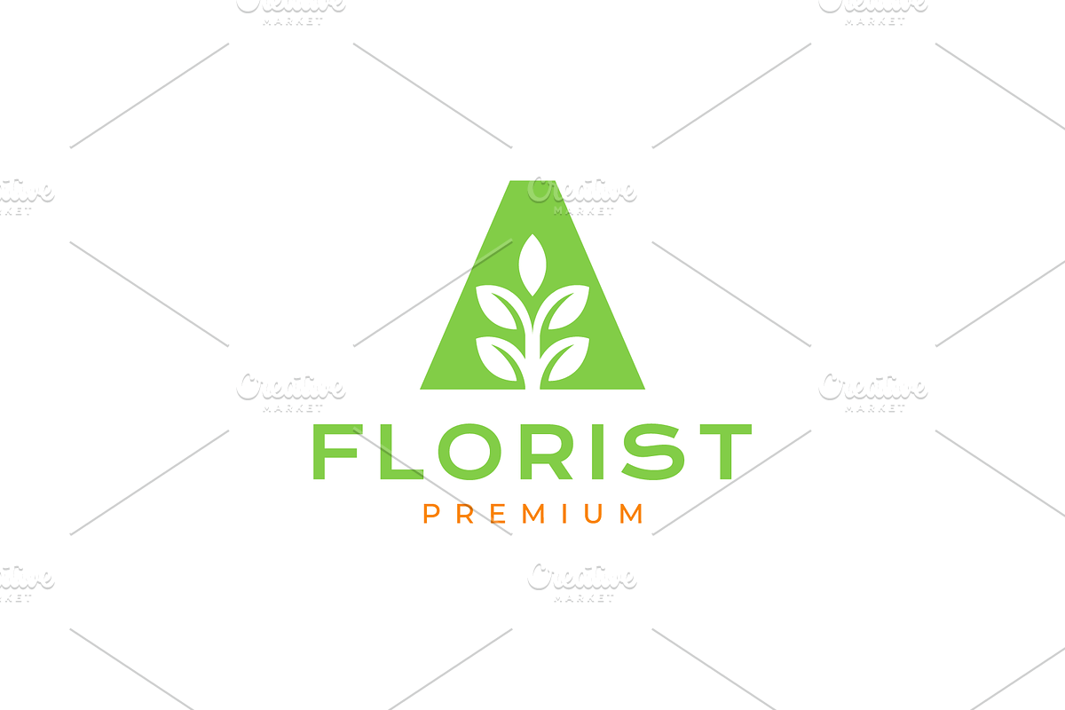 letter a botanical plant logo design, a Branding & Logo Template by devastd