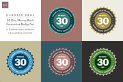 30 Day Money Back Guarantee Badge, an Object Graphic by Quietype Co. (Thumbnail 1 of 4)