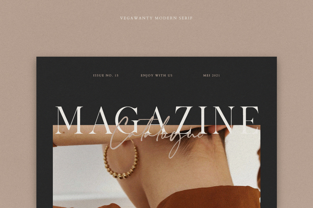 Vegawanty Modern Serif, a Serif Font by Creatype Studio (Photo 7 of 9)