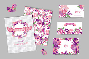 Wedding Floral Cards