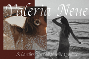 Valeria Neue | Calligraphic Font, a Handwritten Font by OneTen The Studio (Thumbnail 1 of 11)