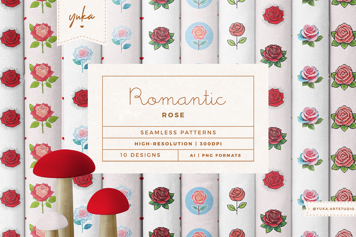 Romantic Rose, an Illustration by Yuka Baby (Photo 5 of 9)