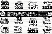 Happy New Year Svg Bundle, an Object Graphic by CrexoraLab (Thumbnail 1 of 3)