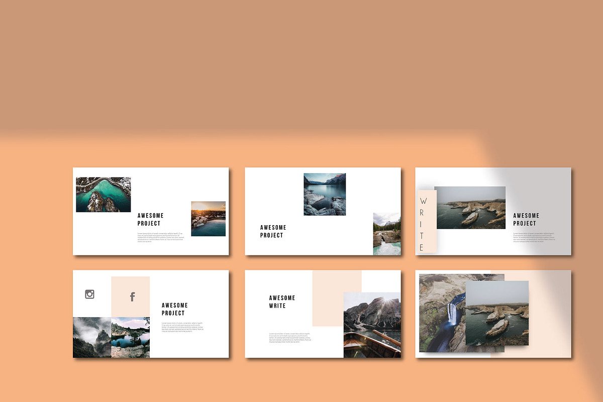 Write Powerpoint, a Presentation Template by Spesifikstd