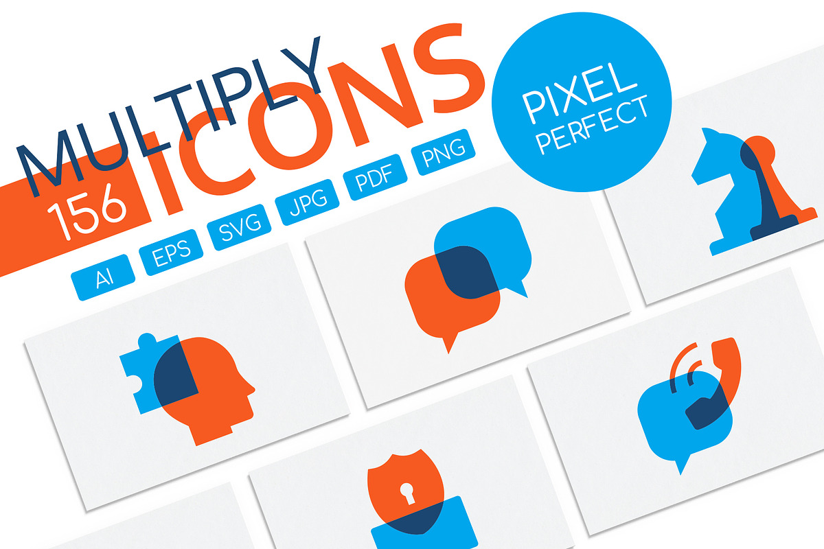 Colorful multiply icons collection, an Outline Icon by Boyko Pictures (Photo 1 of 10)