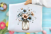 Whimsical Spring Flowers Clipart, an Illustration by designcity5 (Thumbnail 4 of 5)