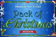 Christmas Pack #2 - Text Styles, a Layer Style Add-On by Jonas Stensgaard (Thumbnail 9 of 23)