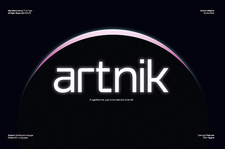 TRT Artnik – Modern Geometric Sans
