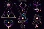 Deer Totem, an Animal Illustration by Salted Galaxy (Thumbnail 8 of 10)