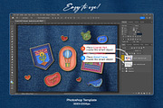 Enamel Pin Template, a Marketing Template by Andrew Skoch Design (Thumbnail 2 of 5)