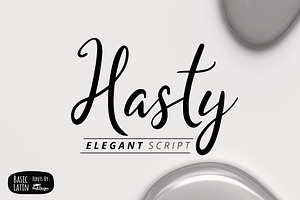 Hasty Elegant Font