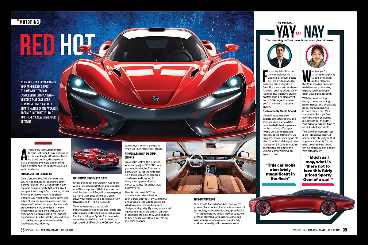 Magazine Template, a Magazine Template by Red Cactus Creative (Photo 20 of 20)