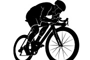 Cycling Sport Silhouette Bundle, an Illustration by Designs_River (Thumbnail 14 of 38)