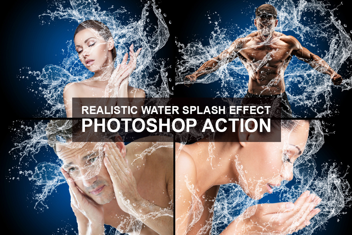 Water Splash Photoshop Action preview 6