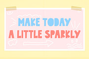 Playpaper! A Paper Cutout Font, a Handwritten Font by deadlock studio (Thumbnail 5 of 8)