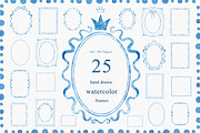 Frames Baby Shower Blue Clipart, an Object Graphic by Solo Art Original (Thumbnail 1 of 10)