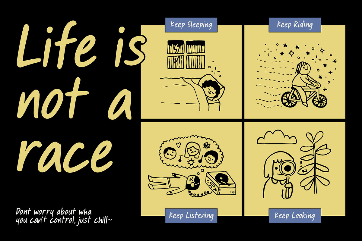 Seasat Font Hand Drawn Style, a Handwritten Font by Koplexs Studio (Photo 6 of 10)