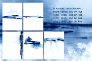 Blue watercolor backgrounds, a Texture Graphic by Soffi Sk (Thumbnail 8 of 11)
