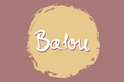 Balou Handwritten Font, a Script Font by Mila Visuals (Thumbnail 1 of 3)