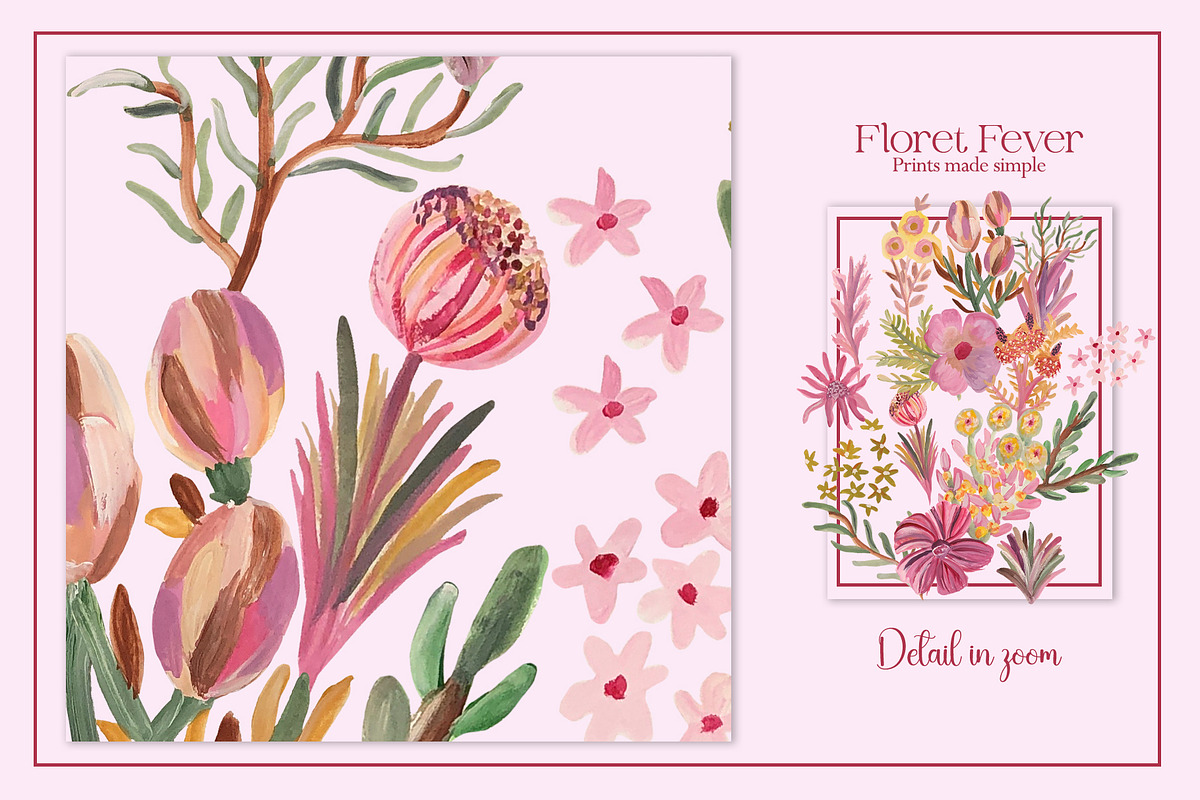 Floret Fever Prints & Patterns, a Pattern Graphic by GND ART STUDIO (Photo 8 of 8)