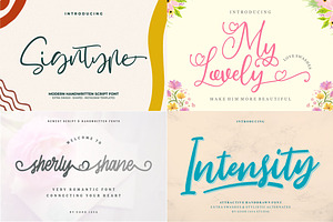 The Handwritten Bundle Fonts