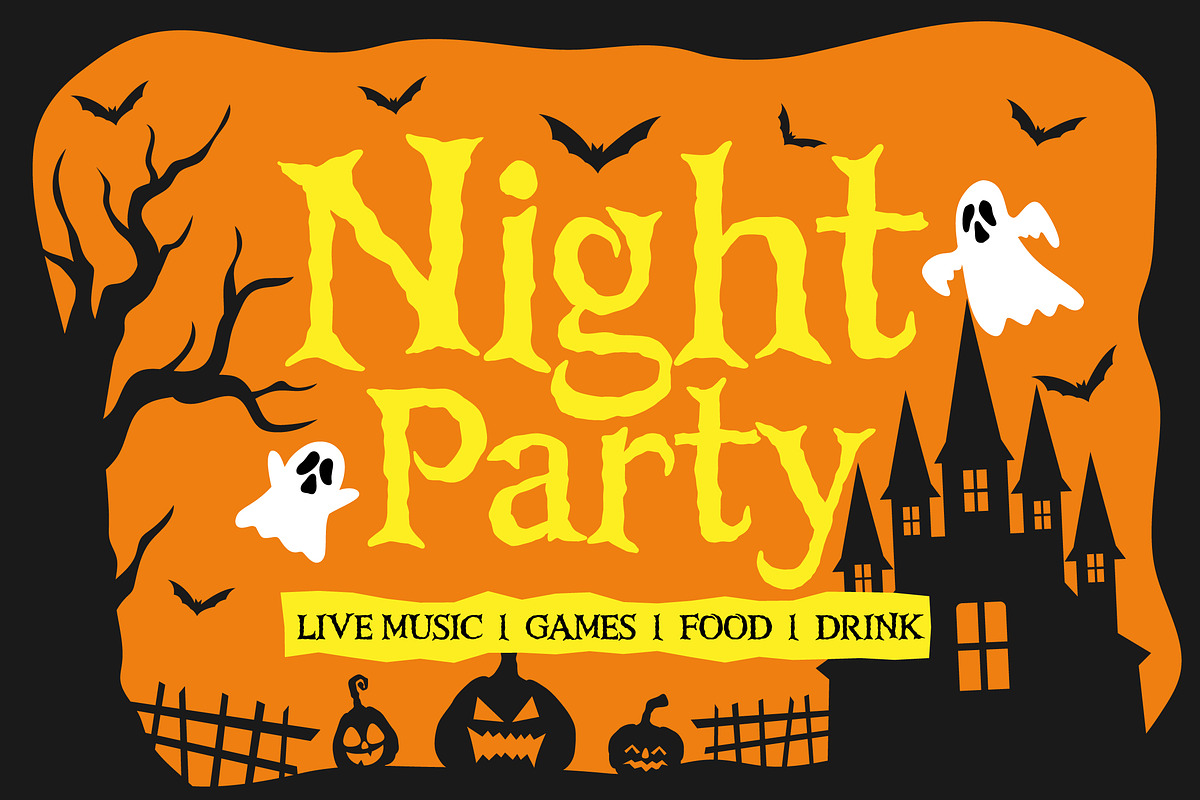 Creepy Souls - Halloween Font, a Serif Font by Mily Studio (Photo 3 of 10)