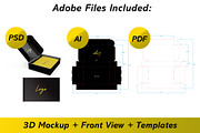 Mailer Box Mockup + Template, a Packaging Mockup by Korner (Thumbnail 5 of 11)