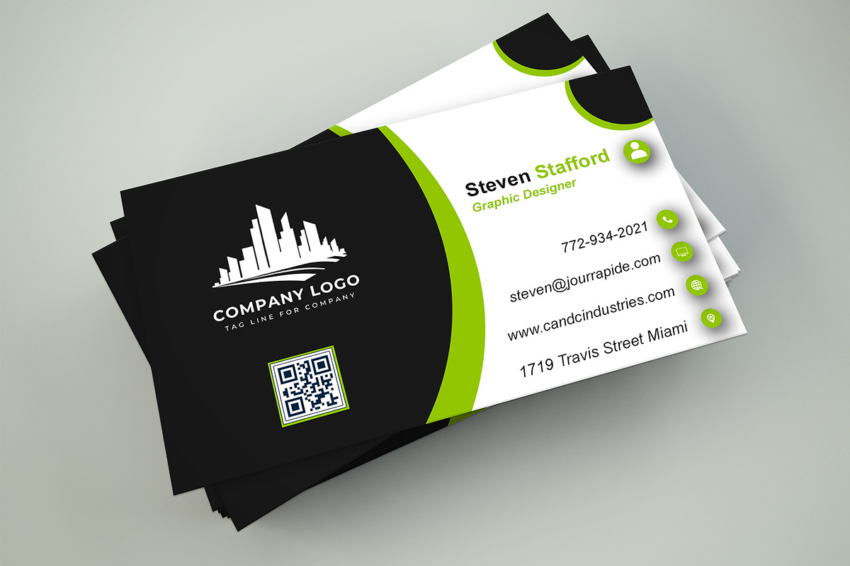 Minimal Modern Business Card PSD preview 7
