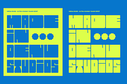 Mega Buns | Ultra Chunky Sans, a Sans Serif Font by Denustudios (Thumbnail 2 of 13)