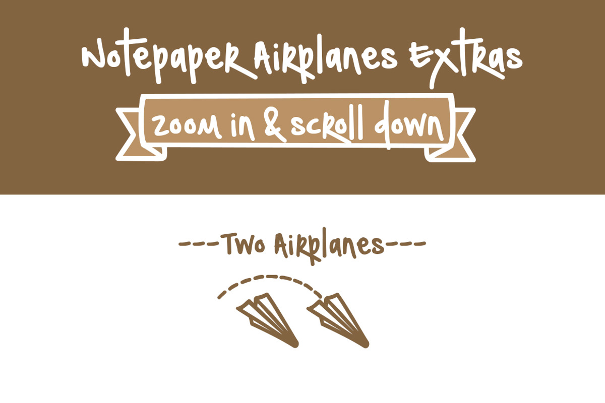 Notepaper Airplanes preview 3