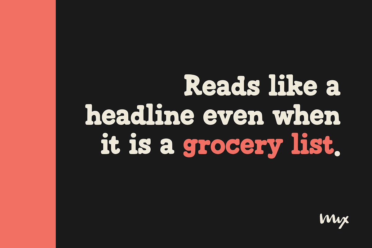 Mix Portly Pug — Bold Slab Serif, a Slab Serif Font by Mix Fonts (Photo 11 of 12)