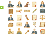 Vintage Notary Public Legal Set, an Object Graphic by RT Studio (Thumbnail 1 of 4)