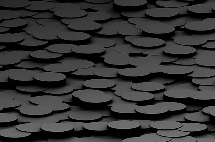Dark cylinder wallpaper or background.3d render, an Abstract Photo by RF Images
