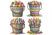 Paint Bucket Clipart PNG, an Illustration by Memories By Lea (Thumbnail 3 of 18)