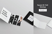 Bi-Fold Brochure Mockup 8 Style, a Print Template by Mockstore (Thumbnail 4 of 18)