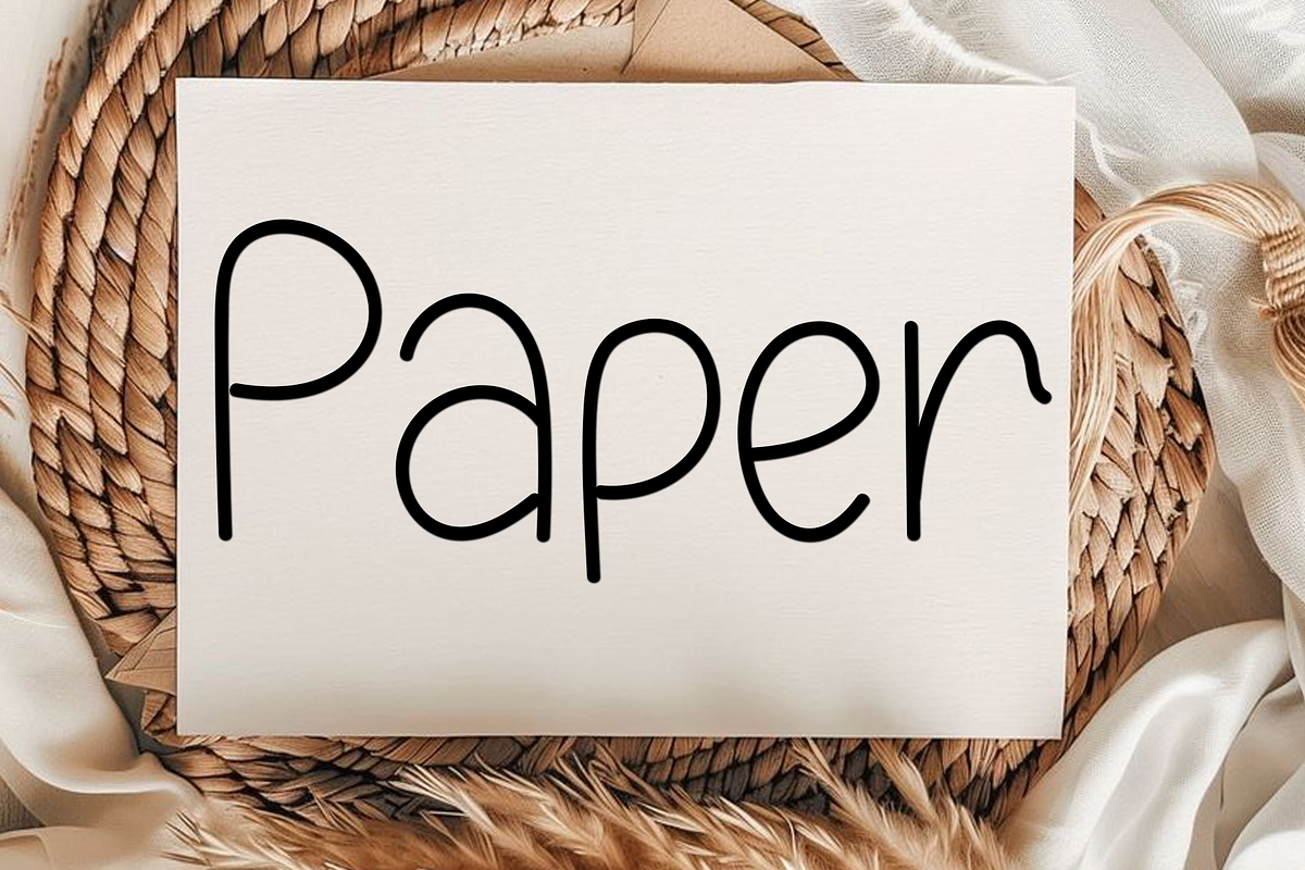 Simple Notes, a Sans Serif Font by FreshTypeINK (Photo 3 of 6)