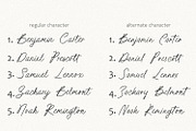 Sorriglina Script Font, a Script Font by Arendxstudio (Thumbnail 2 of 9)
