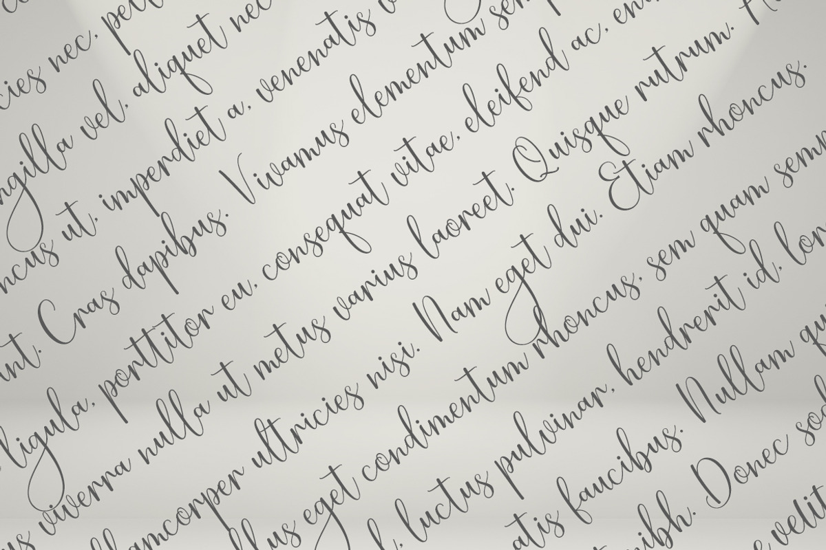 Straight, a Script Font by Amarlettering (Photo 3 of 6)